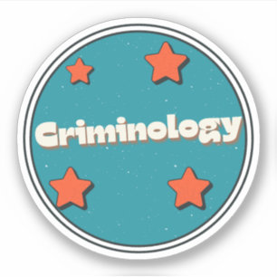 Sticker Criminologie
