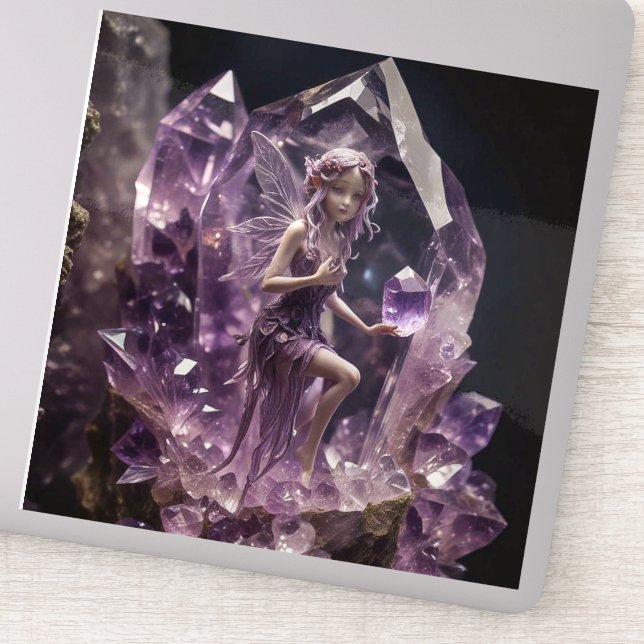 Sticker Cristaux d'Imaginaire Amethyst Fairy (Détail)