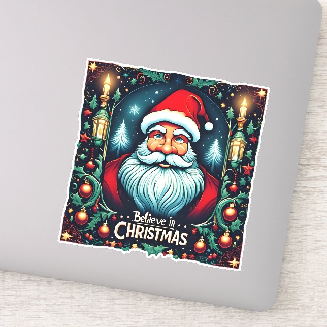 Sticker Croire à la magie du Festival de Noël (Détail)