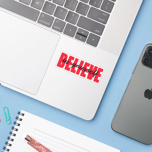 Sticker Crois en toi