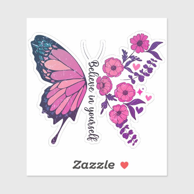 Sticker Crois en toi-même (Feuille)