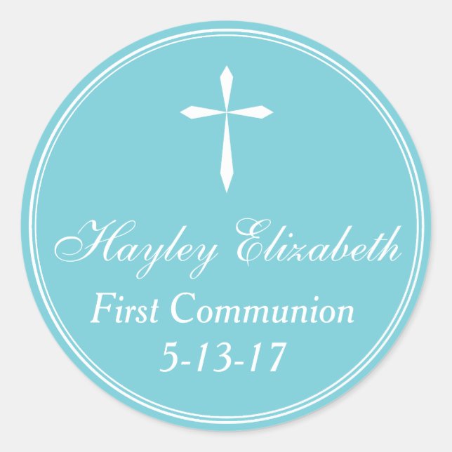 Sticker croisé, Sceau d'enveloppe de balise préfér (Devant)