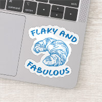 Croissant parisien flamboyant et fabuleux
