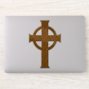 Sticker Croix celtique d'or