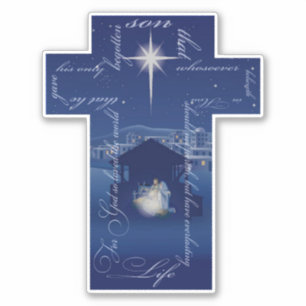 Sticker Croix de la Nativité