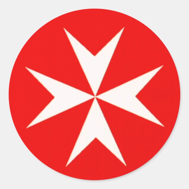 STICKER CROIX MALTESE (Devant)