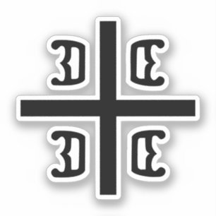 Sticker Croix serbe