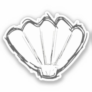 Sticker Croquis de coquillage