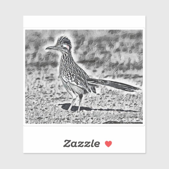Sticker Croquis Roadrunner (Feuille)