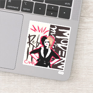 Sticker Cruella   Coeur rebelle - Chef-d'oeuvre moderne
