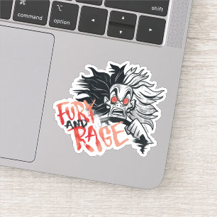 Sticker Cruella De Vil   Furie et rage