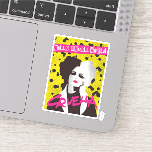 Sticker Cruella   Hello Cruell World Ransom Stencil Art