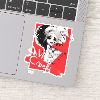 Sticker Cruella | Modèle mode Cruella Collage