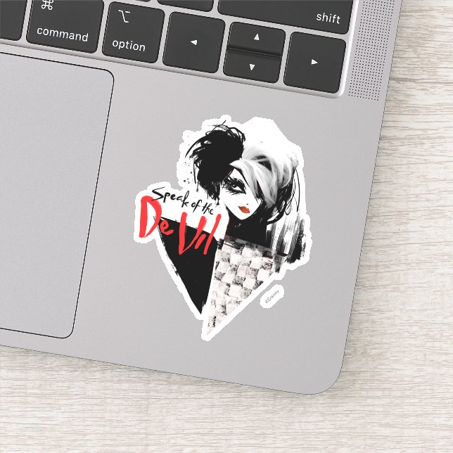 Sticker Cruella | Parle du collage De Vil Diamond (Détail)