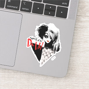 Sticker Cruella  Parler du collage De Vil Diamond