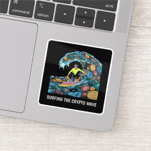 Sticker Crypto de surf
