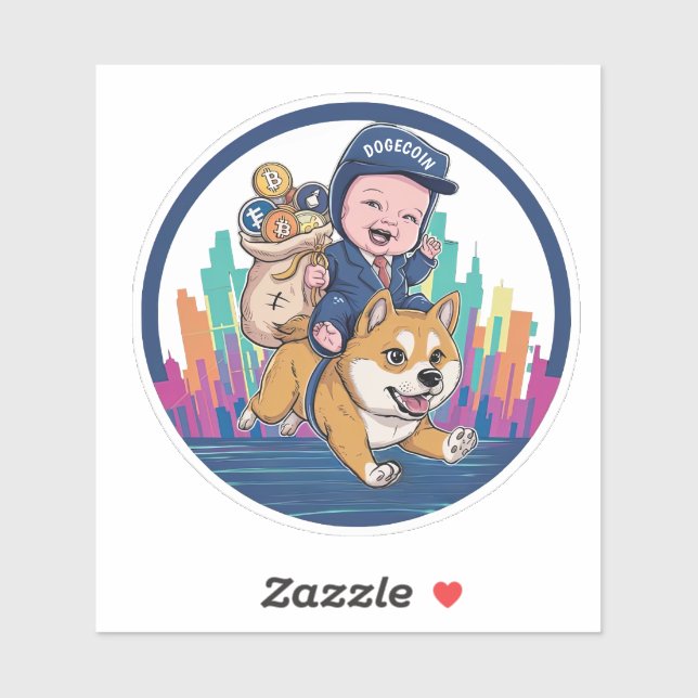 Sticker Crypto Kid (Feuille)