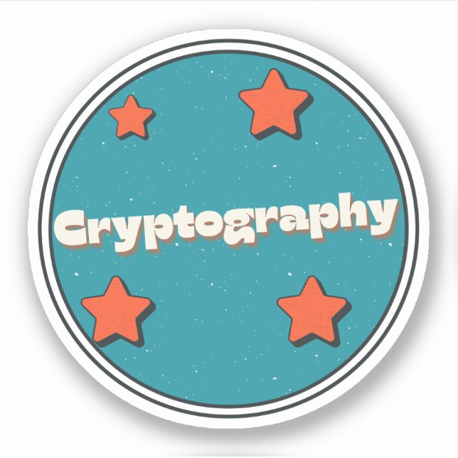 Sticker Cryptographie (Devant)