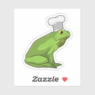 Sticker Cuire la grenouille avec casquette