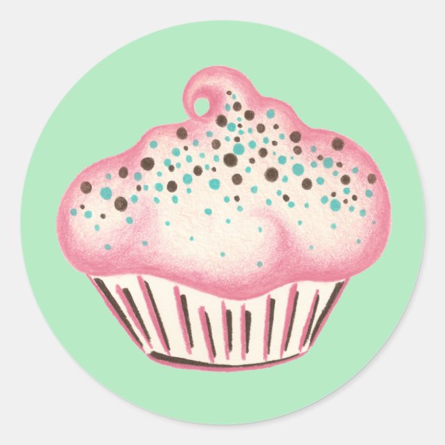 Sticker Cupcake (Devant)