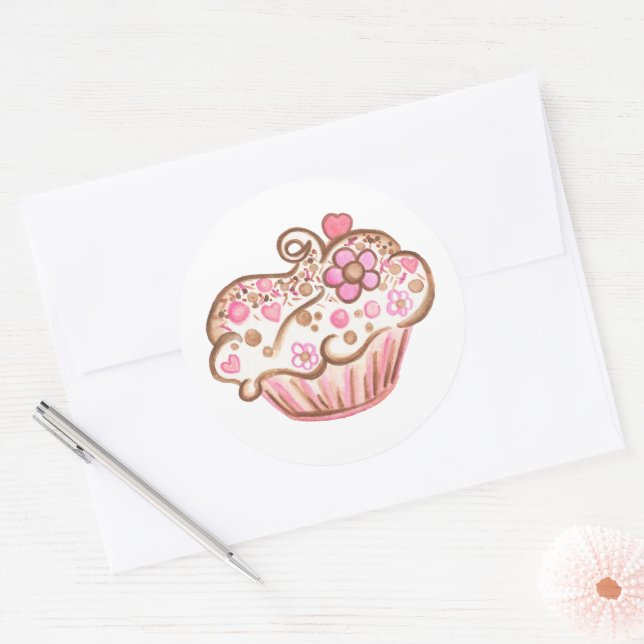 Sticker Cupcake (Enveloppe)