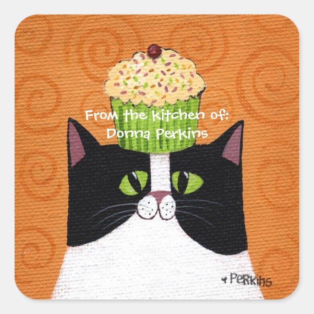 Sticker Cupcake Cat (Devant)