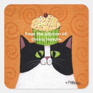Sticker Cupcake Cat