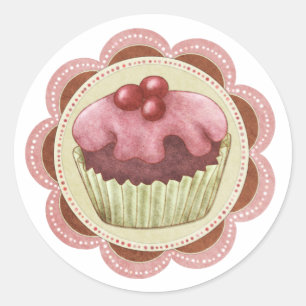 Sticker Cupcake Idéal Pour La Confiture Ou Les Art