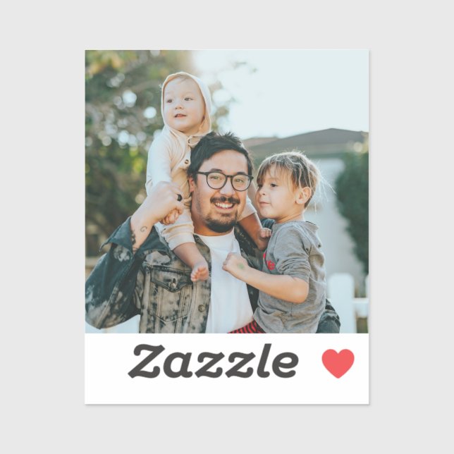 Sticker Custom Photo (Feuille)