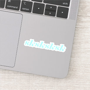 Sticker Cute Aqua sksksksksksksksk