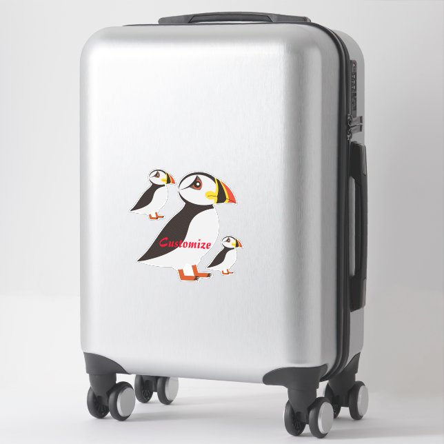 Sticker Cute Atlantic tampin design Thunder_Cove (Sur valise)