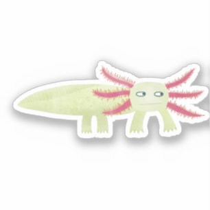 Sticker Cute Axolotl