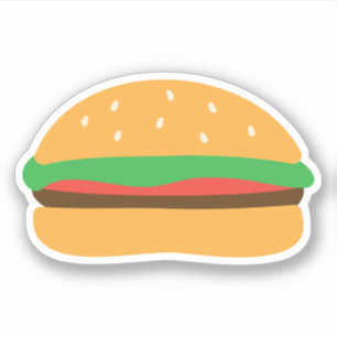 Sticker Cute Hamburger