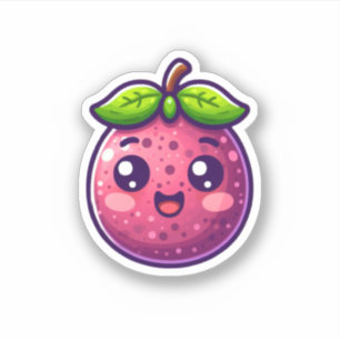 Sticker Cute kawaii fruit de la passion