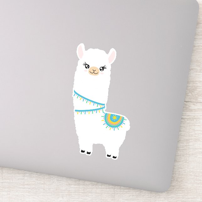 Sticker Cute Llama (Détail)