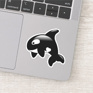 Sticker Cute Orca Whale