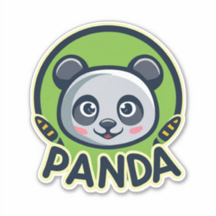 Sticker Cute Panda