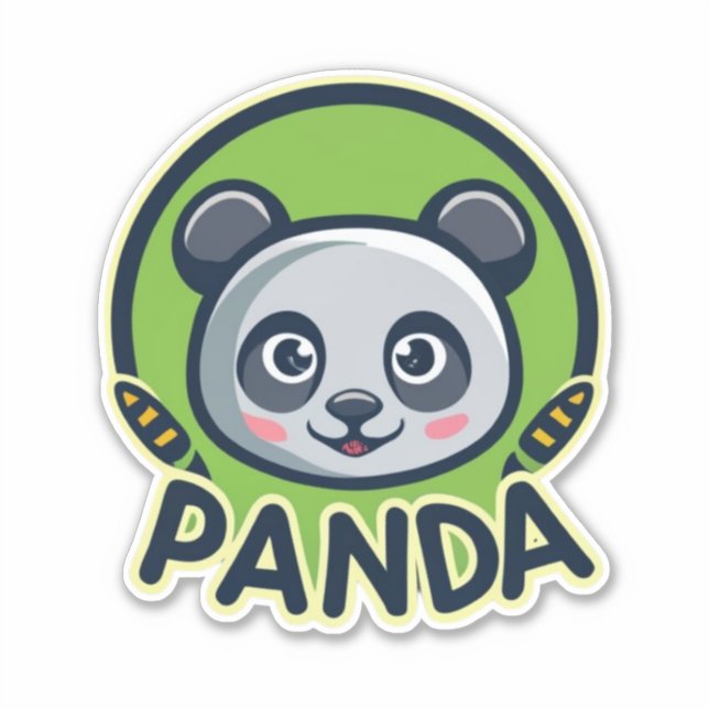 Sticker Cute Panda (Devant)