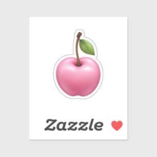 Sticker Cute Pastel rose cerise Emoji Art