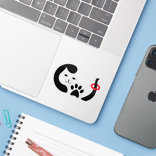 Sticker Cute patte de chat