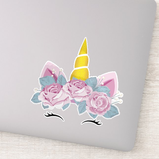 Sticker Cute Unicorn, Little Unicorn, Magic Unicorn (Détail)