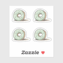 Cute Watercolor Donut
