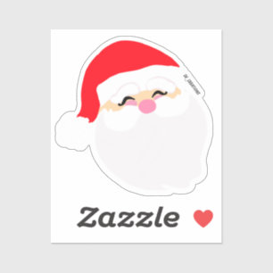 Sticker Cutie Santa Clause Face