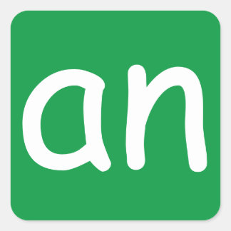 Sticker CVC Mots ‘-an’