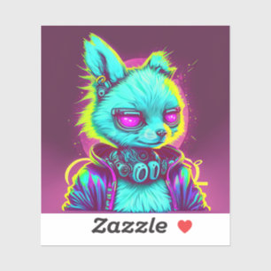 Sticker Cyberpunk Rabbit 1