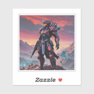 Sticker Cyborg Rouge Ninja Du Nord2