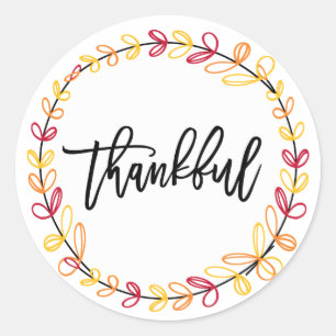 Sticker d'action de grâces, Novembre Faveurs de ma