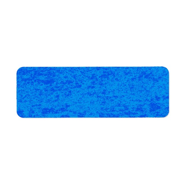 Sticker d'adresse de retour en marbre bleu (Devant)