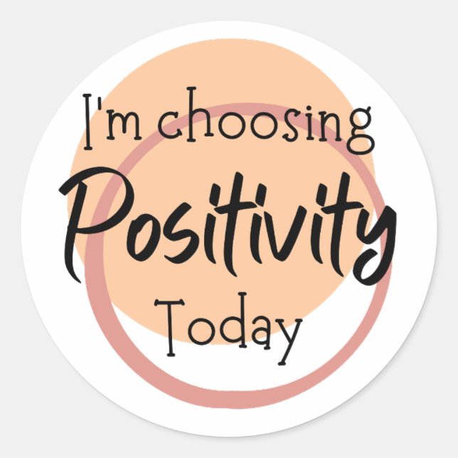 Sticker d'affirmation positive (Devant)