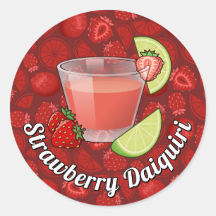 Sticker Daiquiri aux fraises